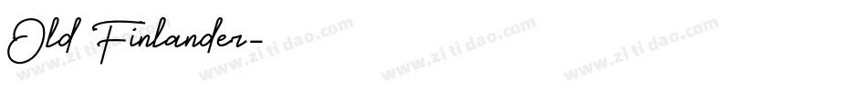 Old Finlander字体转换